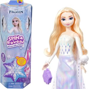 Лялька Ельза з 11 сюрпризами Mattel Disney Frozen Elsa Fashion Doll Set, Spin & Reveal оригінал